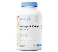 Osavi Omega-3 Extra Molecularly Distilled 1300 mg - 180 Softgels | Lemon Flavor | EPA & DHA for Heart Health, Brain Function, and Vision I Molecular Distillation for Maximum Purity