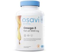 Osavi Omega-3 Fish Oil Molecularly Distilled 1000 mg - 120 Softgels | Lemon Flavor | EPA & DHA for Heart Health, Brain Function, and Vision I Molecular Distillation for Maximum Purity
