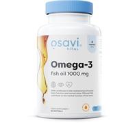 Osavi Omega-3 Fish Oil Molecularly Distilled 1000 mg - 60 Softgels | Lemon Flavor | EPA & DHA for Heart Health, Brain Function, and Vision I Molecular Distillation for Maximum Purity