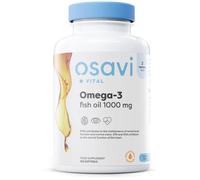 Osavi Omega-3 Fish Oil Molecularly Distilled 1000mg Softgels Lemon Flavour 120 Softgels