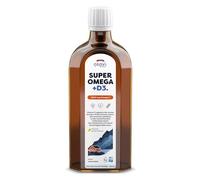 Osavi Super Omega + D3, 2900 mg Omega-3 - 250 ml Oil | Lemon Flavor | High DHA & EPA from Wild Atlantic Cod | Supports Heart, Brain & Immune Health | Contributes to Normal Blood Triglycerides