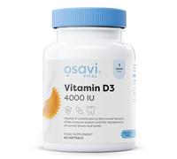 Osavi Vitamin D3 4000 IU - 60 Softgels | Supports Immune Function | Bone Health | Muscle Function and Calcium Absorption | Contains Quali®-D | Derived from Natural Lanolin and MCT Oil from Coconut