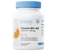 Osavi Vitamin D3 + K2 4000IU + 150mcg 60 Softgels