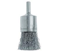 Osborn 2509362 End Brush Crimped of Stainless Steel Wire, 0 V, Silver