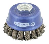 Osborn 2608151 M14 Steel Wire Cup Brush, Silver/Blue, 65 mm