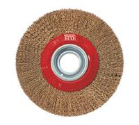 Osborn Crimped Brass Coated Steel Wire Wheel. Price per 1. (Brass Coated Steel Wire, 150mm x 25mm x 32mm)