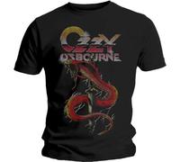 Osbourne Ozzy - T-Shirt # M Unisex Black # Vintage Snake