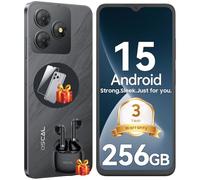 OSCAL FLAT 2 Mobile Phones,12GB+256GB/2TB Smart Phone, DokeOS-Android 15 PRO Octa Core, 90Hz 6.56" HD+, 5000mAh Dual SIM Unlocked Android Phones, Eye Comfort Mode, Fingerprint/Face ID/OTG/GPS, Black