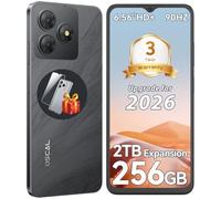 OSCAL FLAT 2 SIM-Free & Unlocked Mobile Phones 2025, Android 15 Smartphone, 12+256GB/2TB Octa Core, 5000mAh Battery Phone for Sale, 90Hz 6.56" HD+ Display, 4G Dual Sim/GPS/Fingerprint/Face Unlock