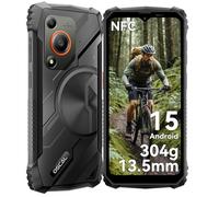 OSCAL Marine 1 Rugged Smartphone 2025 - Android 15, 12+128GB/2TB, 5100mAh Slim & Compact Rugged Phone, 6.56" HD+ Display, 13MP+5MP AI Camera Mobile Phones, IP68/69K Waterproof/Dual SIM/NFC/OTG/GPS