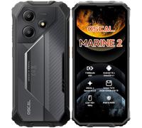 OSCAL Marine 2 Rugged Smartphone (2025),11000mAh(18W) Rugged Phone Unlocked, Android 15 Gaming Phone,24(8+16)GB+256GB/2TB Expand,Gemini AI,IP69K Protection, NFC,6.56" HD,90HZ,Dual SIM/1TF Slots,Black