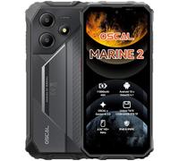 OSCAL Marine 2 Rugged Smartphone (2025),11000mAh(18W) Rugged Phone Unlocked, Android 15 Gaming Phone,Gemini AI,IP69K Protection, NFC,6.56" HD,90HZ,12(4+8)+64GB/2TB Expand,Dual SIM/1TF Slots,Black