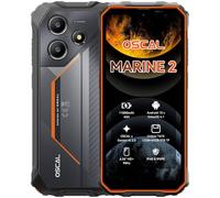 OSCAL Marine 2 Rugged Smartphone (2025),11000mAh(18W) Rugged Phone Unlocked, Android 15 Gaming Phone,Gemini AI,IP69K Protection, NFC,6.56" HD,90HZ,12(4+8)+64GB/2TB Expand,Dual SIM/1TF Slots,Orange