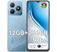 OSCAL Mobile Phones, FLAT 2 Android 14 Phone(2025 Second Generation), 12GB+256GB/2TB Octa Core Cheap Phone, 6.56" HD+ 90Hz, 5000mAh, 13MP Camera, 4G Dual SIM Unlocked/GPS/Face/Fingerprint ID/Gemini AI