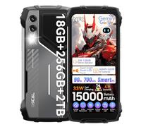 OSCAL PILOT 1 Rugged Smartphone 2025, 18GB+256GB/2TB TF| 15000mAh/33W|50MP+32MP rugged phone|70LM LED rugged mobile phones|90Hz+6.67-inch FHD|Android 14| NFC/GPS/Fingerprint/Dual SIM/OTG