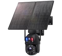 Oscanna 20X Zoom 24/7 Recording 20W Solar Panel 4G 6MP 20000mAh Dual Lens Laser Infrared Lamp 4G Solar Camera