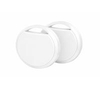 Oscanna Air Tracker 2-Pack - Works with Apple Find My App, GPS Finder for Keys, Wallet, Pets & Bags WHITE