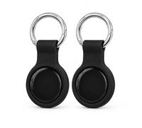 Oscanna Dual Smart Tags 2 Pack, Black With Silicone Cover