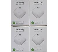 Oscanna Tracker Tag Compatible with Apple Find My compatible Airtag 3 Year Battery life, 4 Pack (IOS ONLY)