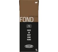 OSCAR All Natural Beef Stock 1 L - Premium Liquid Stock Base for Soups, Sauces & Cooking