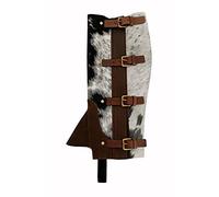 Oscar Borgström Chaps in Black/White Cow Leather, Medium, Brown, 39 x 21 x 1 cm