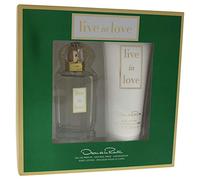 OSCAR DE LA RENTA Live In Love for Women Gift Set, EDP Spray, Body Lotion, Floral, 100 ml, Pack of 2