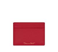 Oscar de la Renta logo-detailed card holder - Red One Size