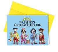 Oscar Finks Beatles St. Pepper Birthday Card for Dog Lovers, Funny Greeting Card, 350gsm Card, Birthday card from the dog, Illustration of Beatles as Dogs #377