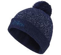 OSCAR JACOBSON AVALON KNITTED BOBBLE HAT - NAVY