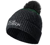 OSCAR JACOBSON HAVEN BOBBLE HAT - BLACK / PINE NEEDLE