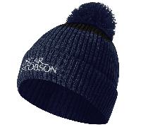 OSCAR JACOBSON HAVEN BOBBLE HAT - NAVY / BLACK