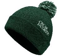 OSCAR JACOBSON KNITTED II BOBBLE HAT - PINE NEEDLE