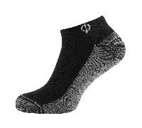 OSCAR JACOBSON LOW CUT SOCKS 2 PACK - BLACK