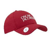 OSCAR JACOBSON MAINE GOLF CAP - JEWEL RED / WHITE