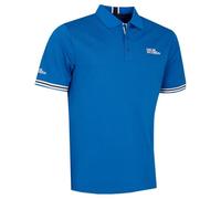 Oscar Jacobson Mens 2026 Durham Golf Polo - Lapis Blue/Navy/White - XXXL
