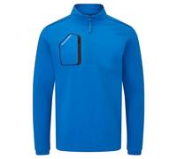 Oscar Jacobson Mens Hastings Sweater - Cobalt/Black - L