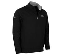 Oscar Jacobson Mens Trent Tour Comfort Stretch Golf Sweater | Half zip T neck collar Logo detail on chest High levels of stretch