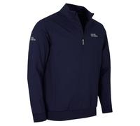 Oscar Jacobson Mens Trent Tour Comfort Stretch Golf Sweater | Half zip T neck collar Logo detail on chest High levels of stretch