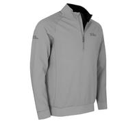 Oscar Jacobson Mens Trent Tour Sweater - Light Grey/Black - L