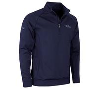 Oscar Jacobson Mens Trent Tour Sweater - Solid Navy - M
