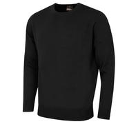 Oscar Jacobson Mens Westfield Crew Neck Sweater - Black - XL