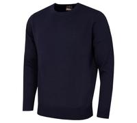 Oscar Jacobson Mens Westfield Crew Neck Sweater - Navy - L