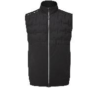OSCAR JACOBSON QUINN PADDED GILET - BLACK