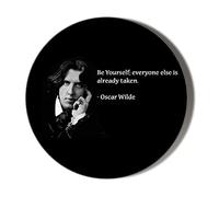 OSCAR WILDE BE YOURSELF 77mm Pocket Mirror