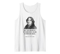 Oscar Wilde Be Yourself Quote Literary Tank Top