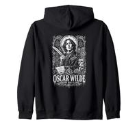 Oscar Wilde Beauty Has Claws Quote Tribute Zip Hoodie
