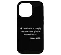 Oscar Wilde Experience Quote Case for iPhone 13 Pro