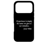 Oscar Wilde Experience Quote Case for iPhone 17 Pro