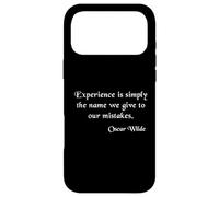Oscar Wilde Experience Quote Case for iPhone 17 Pro Max