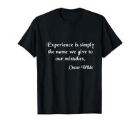 Oscar Wilde Experience Quote T-Shirt